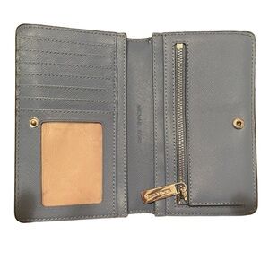 MICHAEL KORS Fold Powder Blue Wallet!